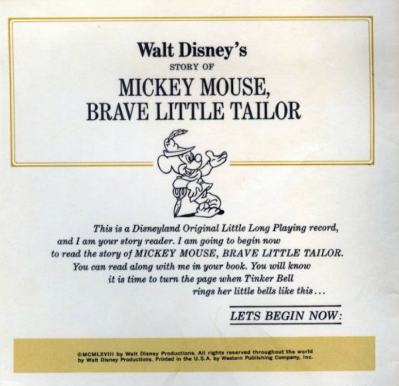Mickey Mouse, Brave Little Tailor (02),绘本,绘本故事,绘本阅读,故事书,童书,图画书,课外阅读